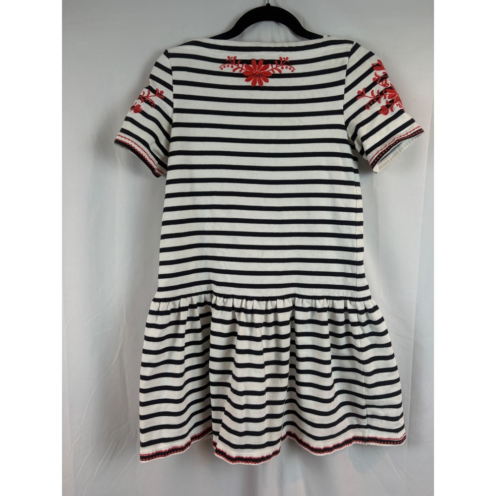 Kate Spade Broome Street Nautical Striped Embroidered Drop Waist‎ Dress XS - Picture 5 of 13